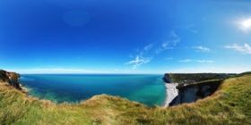 La plage des Petites-Dalles